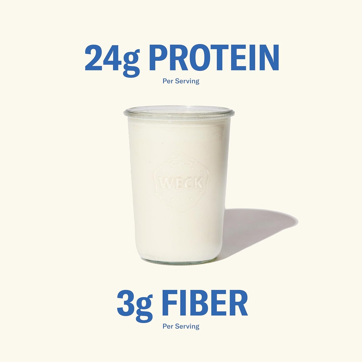 Ballerina Farm Grass Fed Whey Protein Powder, 24g Protein with Collagen Peptides, Bovine Colostrum, Hemp Hearts & Prebiotic Fiber