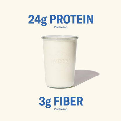 Ballerina Farm Grass Fed Whey Protein Powder, 24g Protein with Collagen Peptides, Bovine Colostrum, Hemp Hearts & Prebiotic Fiber